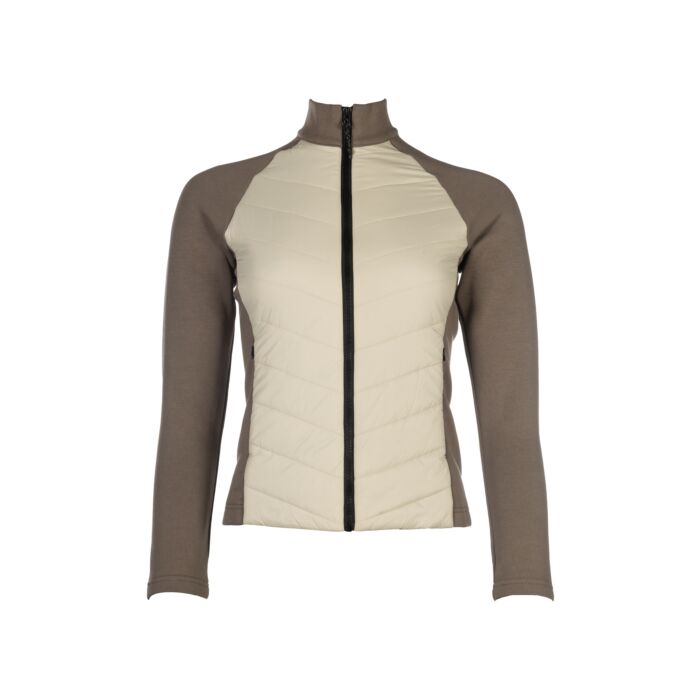 Lauria Garrelli Gorgeous Quilted Jacket from the Amalfi Collection - Beige/Taupe