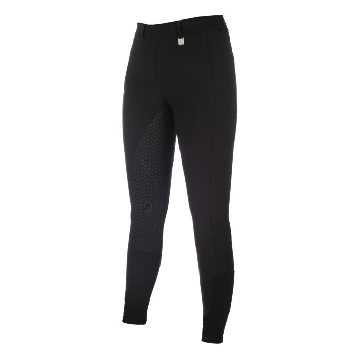 Lauria Garrelli Amalfi Riding Leggings with Silicone Full Seat - Black