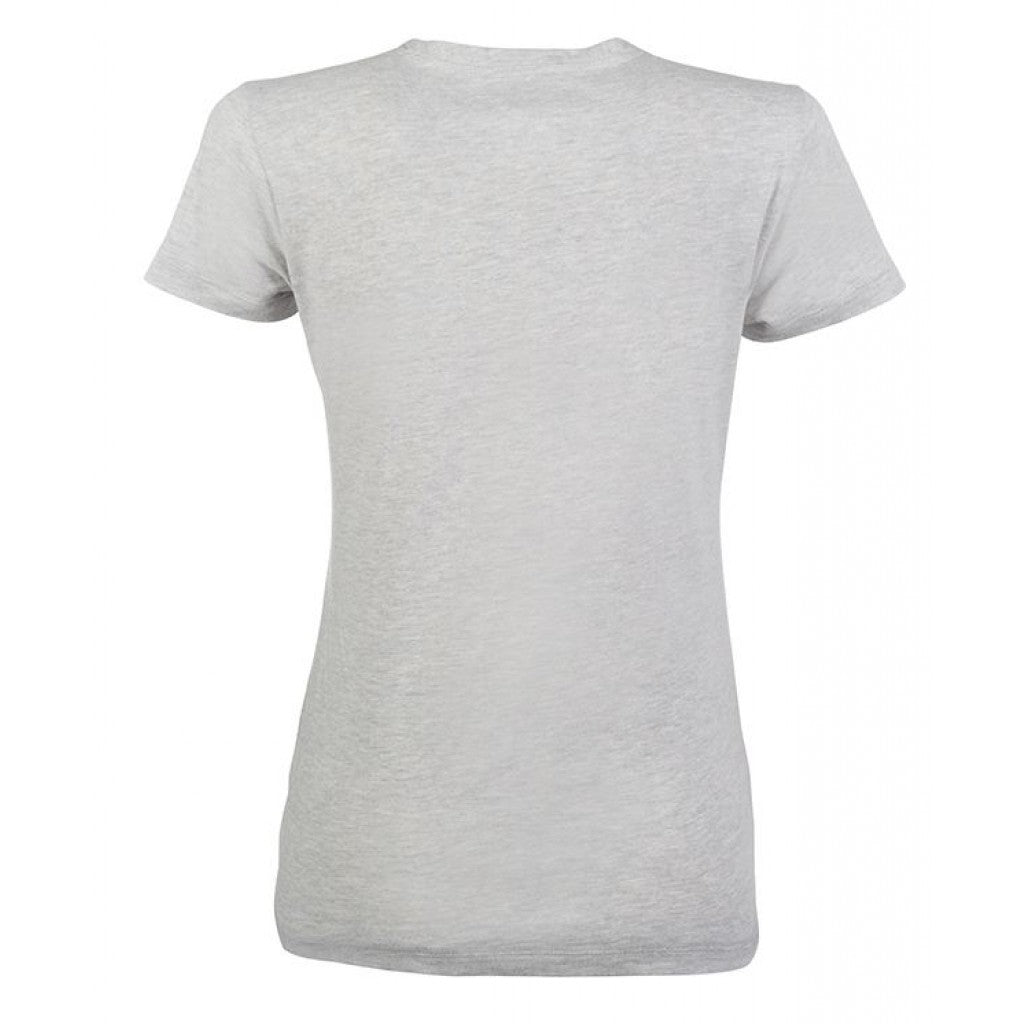 HKM Lauria Garelli Limoni T Shirt - horse face with diamantes - Grey