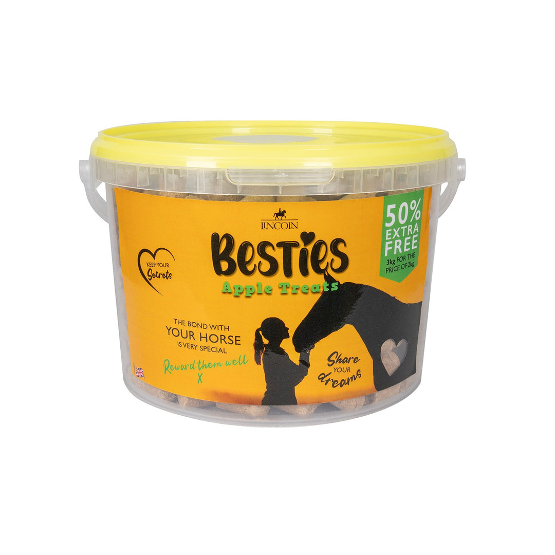 Lincoln Besties Horse Treats - Apple Flavour - 1KG Bag