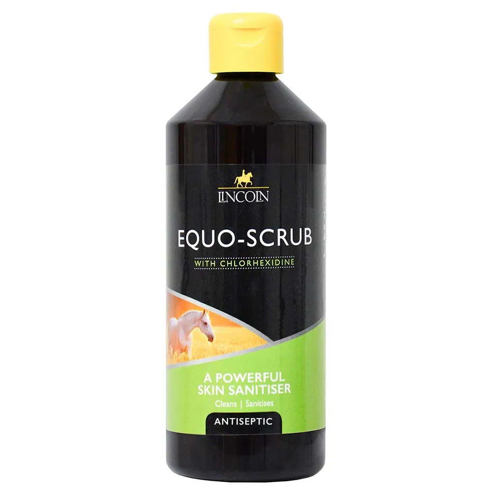 Lincoln Equo Scrub 500ml - Powerful Antibacterial Skin Cleanser/Disinfectant