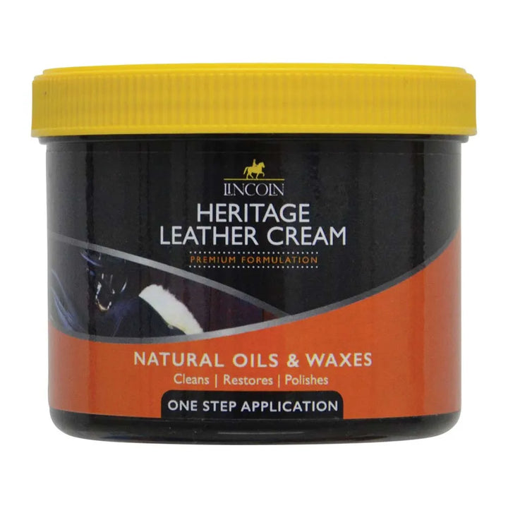 LINCOLN HERITAGE LEATHER TACK CREAM - CLEANS, RESTORES & POLISHES