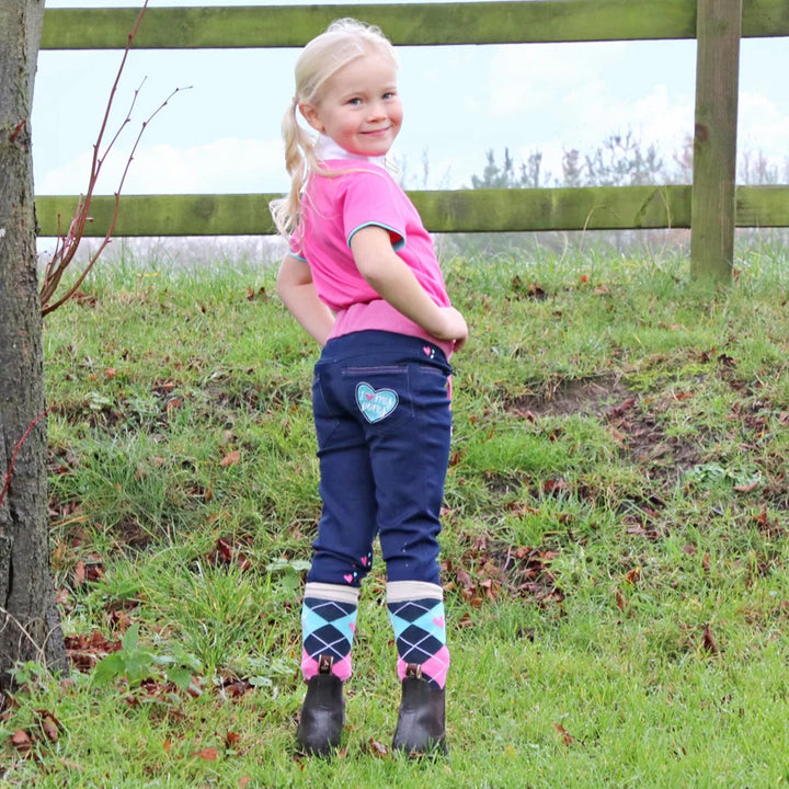Little Rider I Love My Pony Socks - Pack of 3 Pairs - Size 8-12