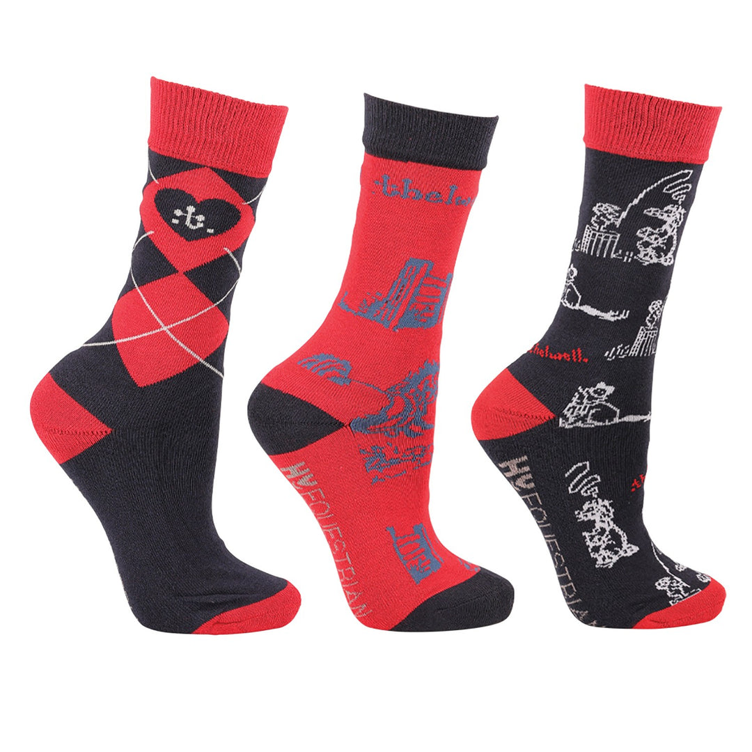 Thelwell Practise Makes Perfect Childrens Socks - 2 sizes