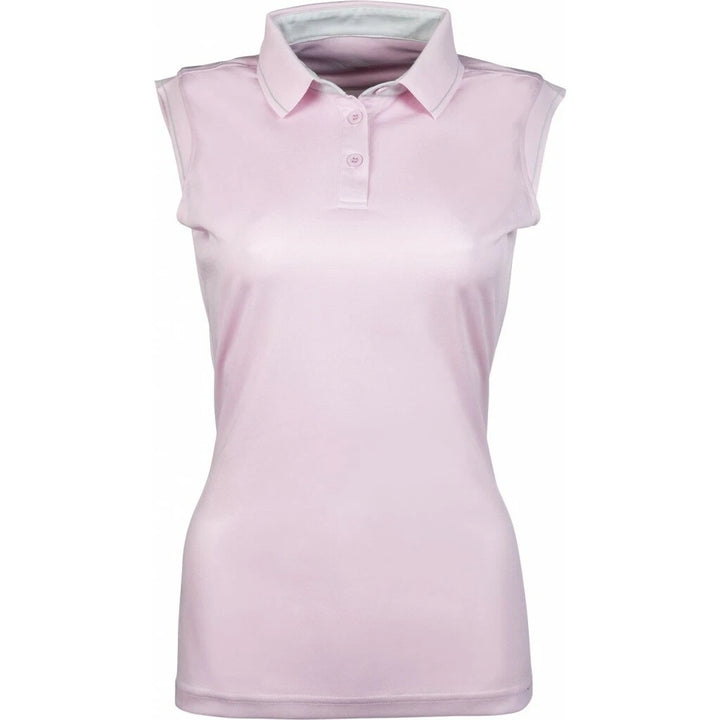 HKM Classico Sleeveless Lightweight Summer Polo Top - Light pink - All Sizes