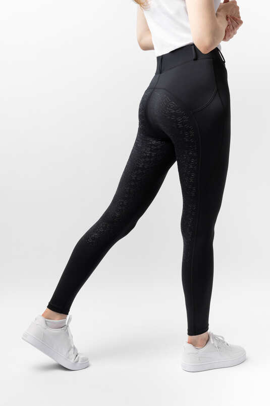 HORZE Dea Women's Full Grip Tights - Navy or Black (popular)