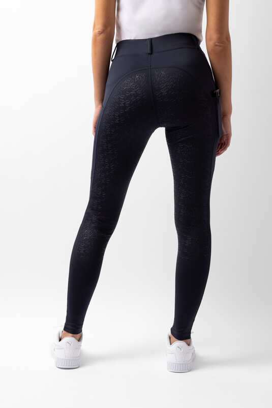 HORZE Dea Women's Full Grip Tights - Navy or Black (popular)