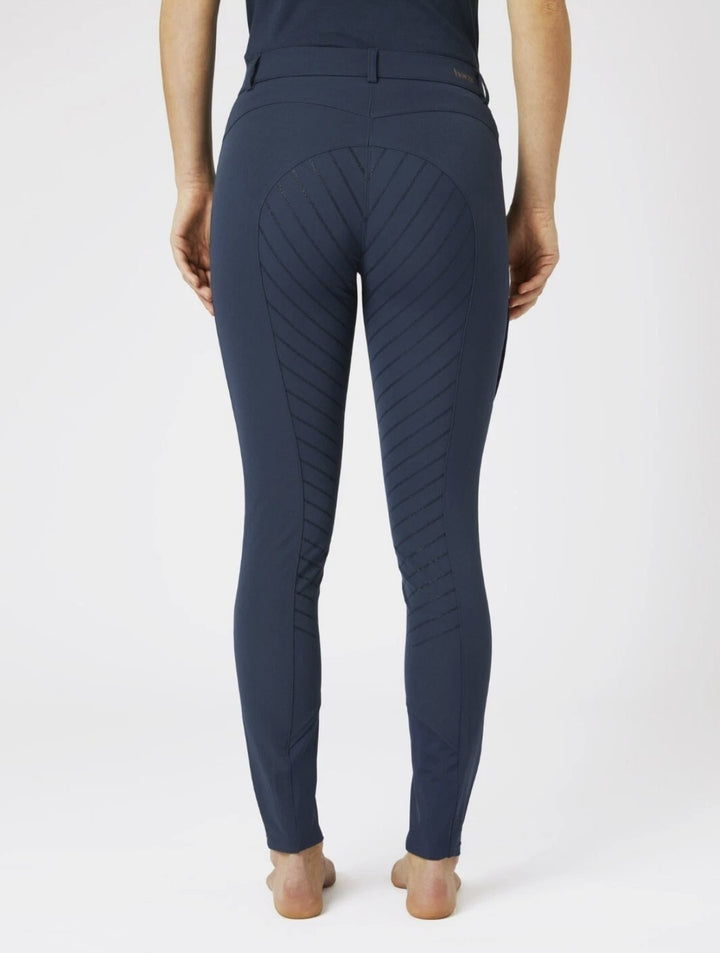 Horze Anna Full Silicone Grip Breeches - very smart - Blue - All Sizes